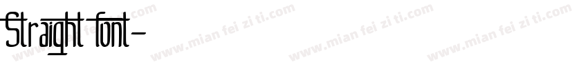 Straight font字体转换